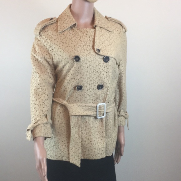 Phillip Lim 3.1 Belted Tan Lace Blazer - Picture 8 of 8